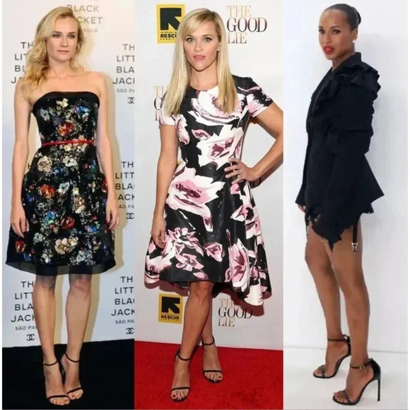 STUART WEITZMAN Black Suede Nudist Ankle Strap - Picture 5 of 12